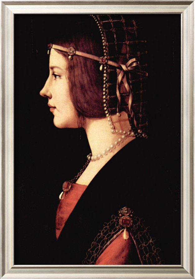 Lady Beatrice D Este - Leonardo Da Vinci Painting